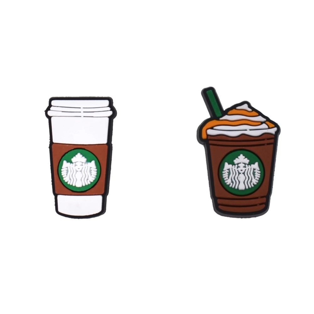 Starbucks Croc Charm | Coffee Jibbitz | Coffee Shoe Charm | Coffee Cup Charm